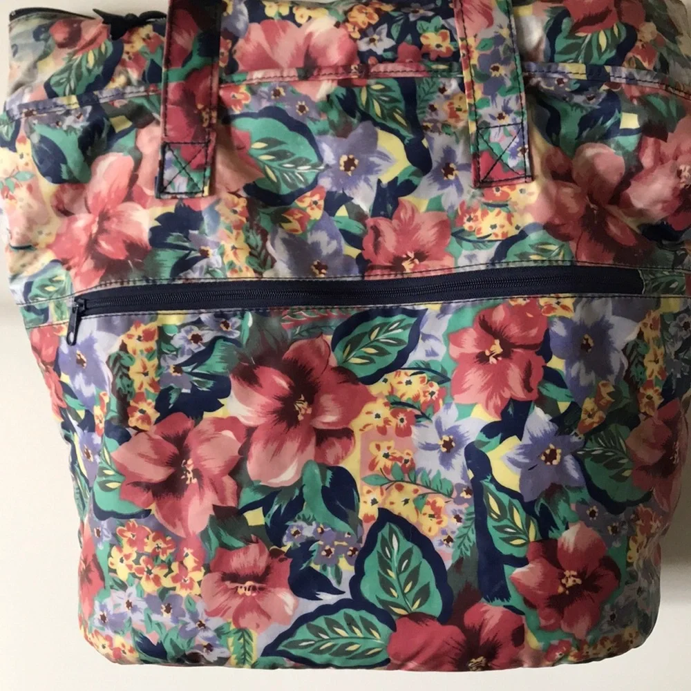 Vintage Babies Alley Floral Diaper Tote